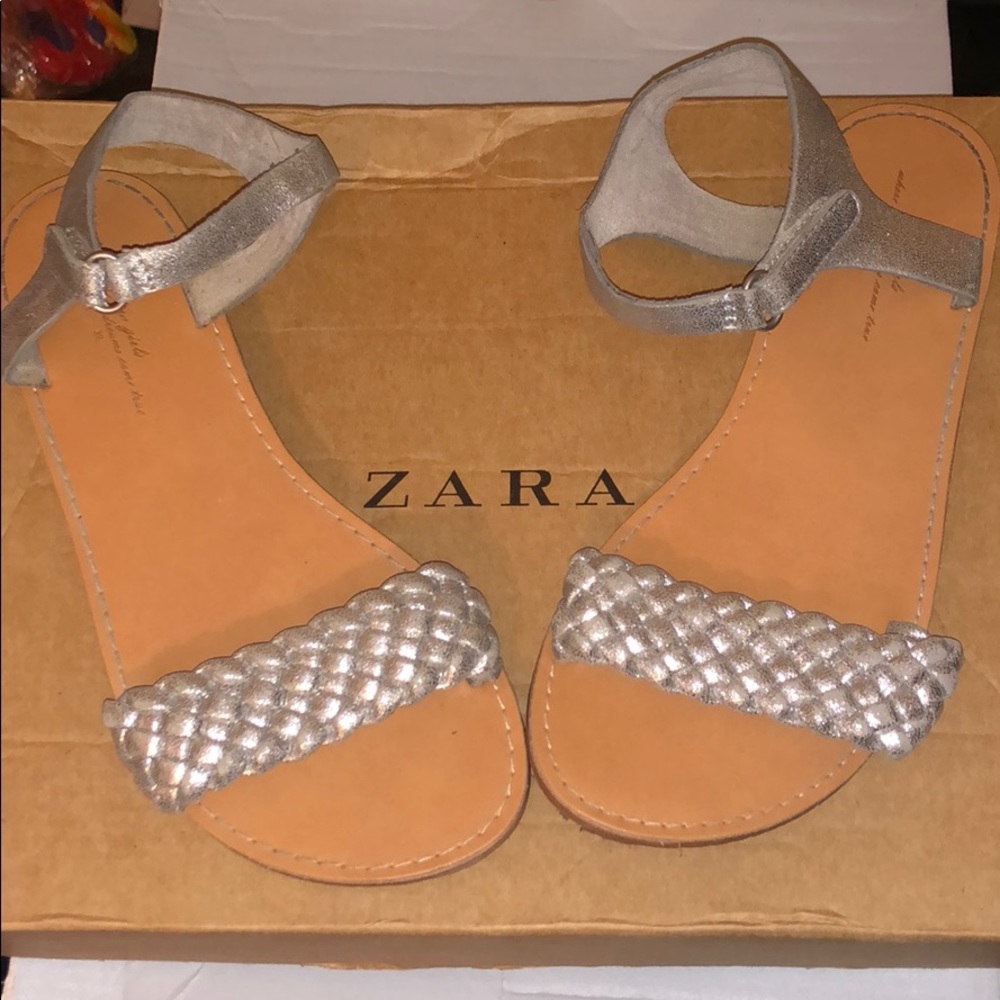 ZARA BRAIDED SANDALS